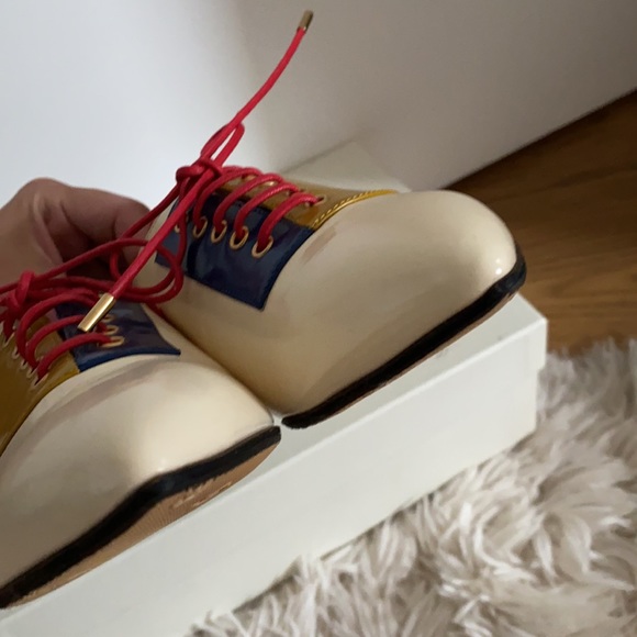 NEW Charlotte Olympia Multi Leather Brogues 35 - Picture 3 of 11